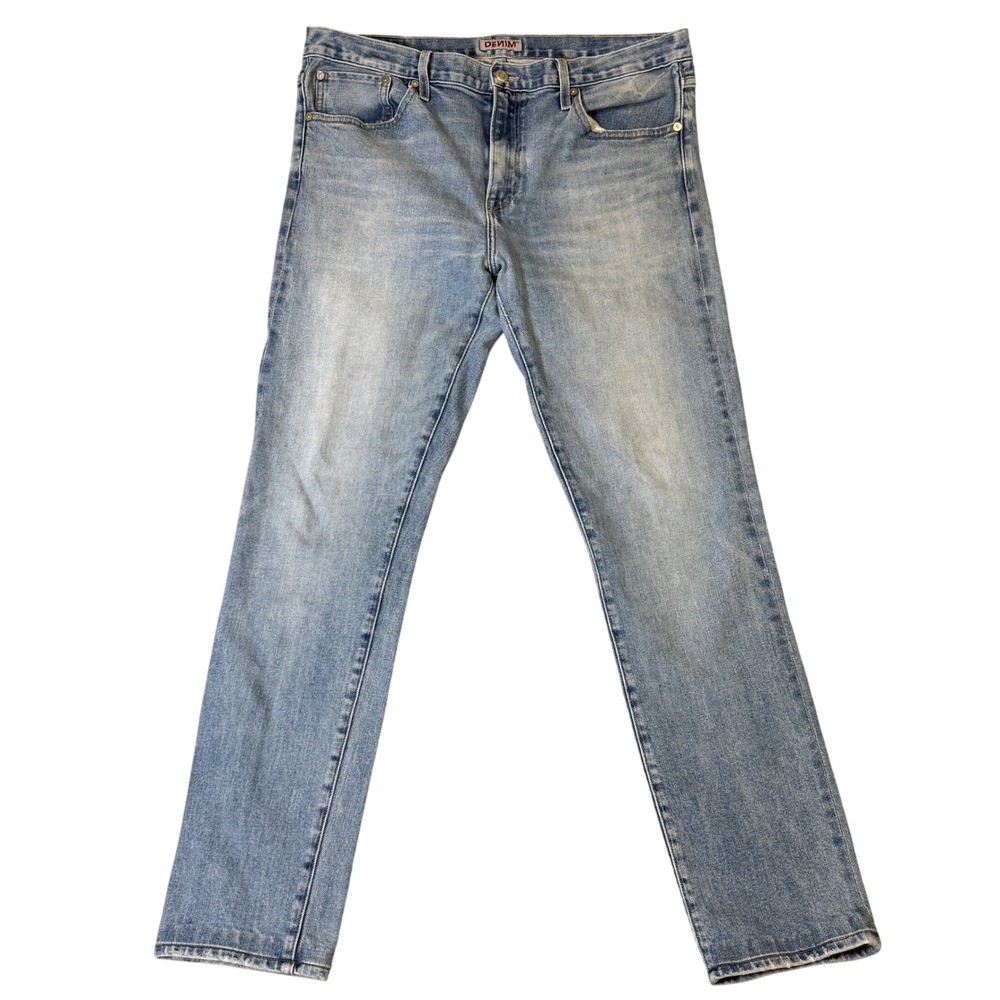 S.M.N. Denim The Hunter Standard Slim Jeans Light Wash Blue USA Made M103s 36